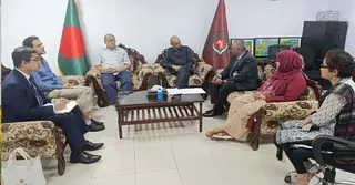 মানবাধিকার কমিশনের চেয়ারপারসনের সঙ্গে পররাষ্ট্র মন্ত্রণালয়ের জাতিসংঘ অনুবিভাগের মহাপরিচালকের সাক্ষাৎ